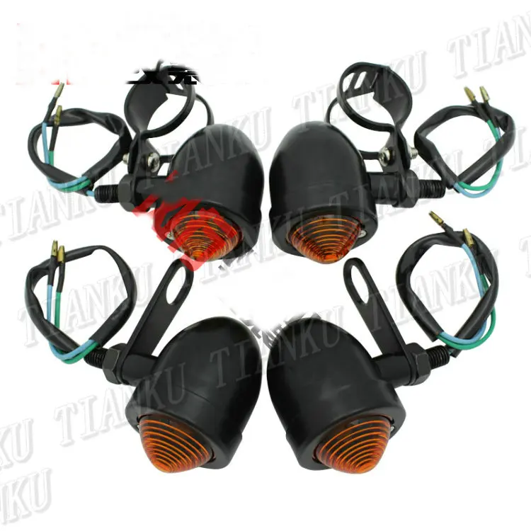 Передний + задний указатель поворота мотоцикла для Honda Shadow Spirit vlaero ACE Steed 400 600 1100 DLX