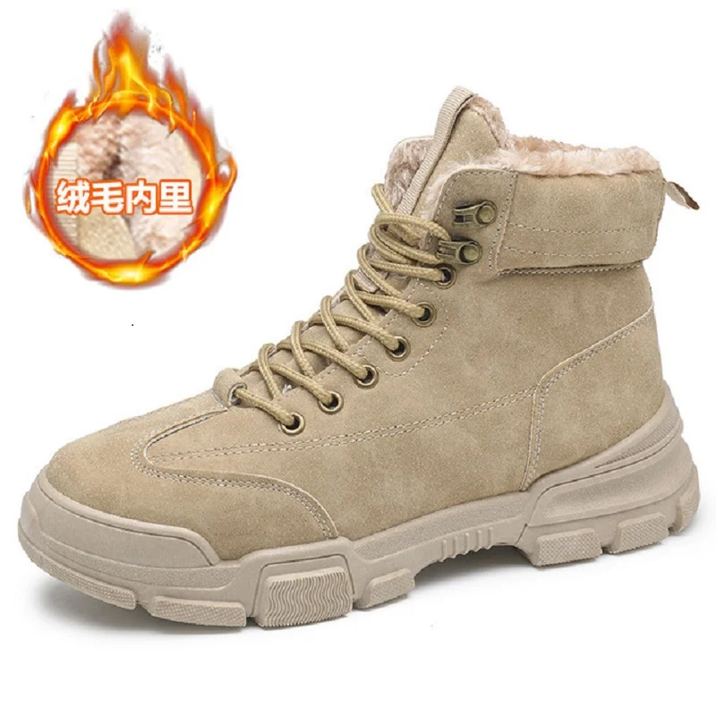 Мужские зимние ботинки Martin новинка 2020 года с высоким берцем в стиле ретро и