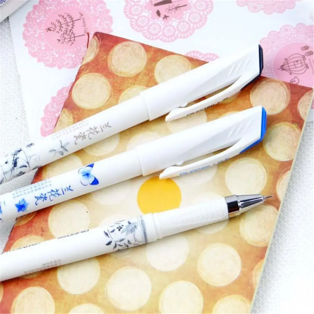 

1 Pieces Vintage Chinese Style Gel Pen Orchid Porcelain Pens Pen 0.5mm Flower Pen Ink Pen Gel Butterfly Gel Writing Signatu L9W2
