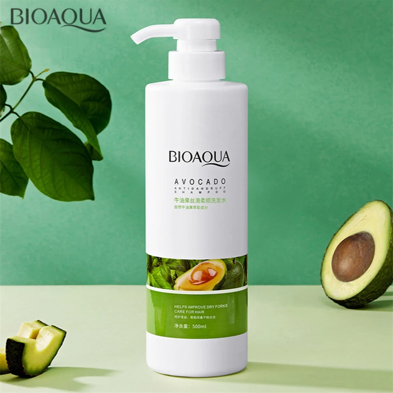 

Avocado Silky Smooth Shampoo Gentle Cleansing Refreshing Oil Control Moisturizing Anti Dandruff Treatment Hair Care Products