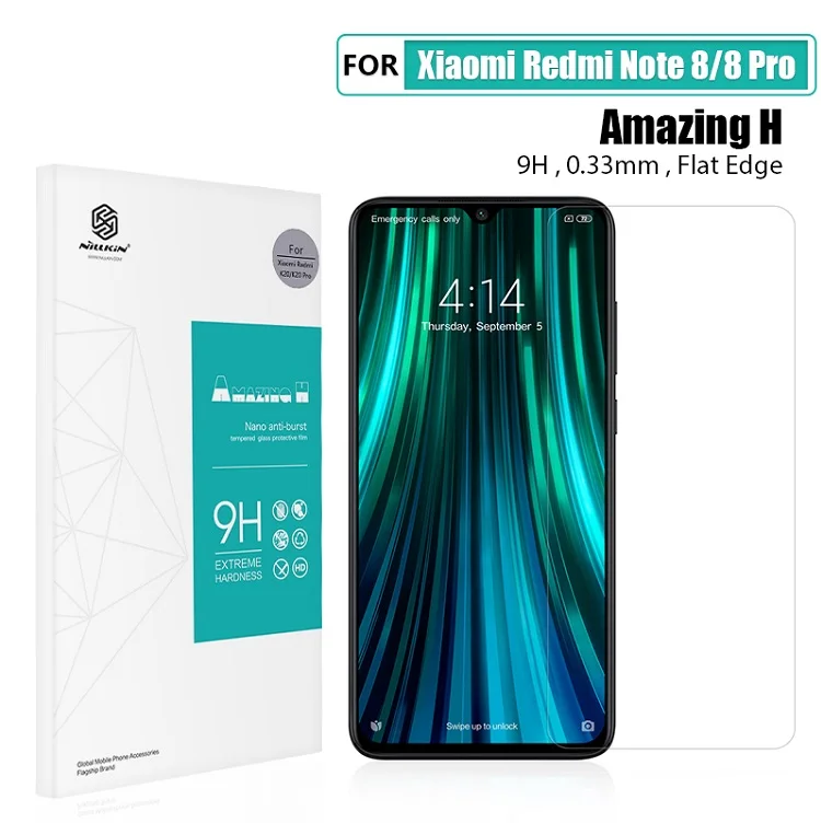 Для xiaomi redmi note 8 pro Защитное стекло NILLKIN Amazing H/H+ PRO/XD+ 9H redmi note 8 Закаленное стекло протектор 6,3/6,53