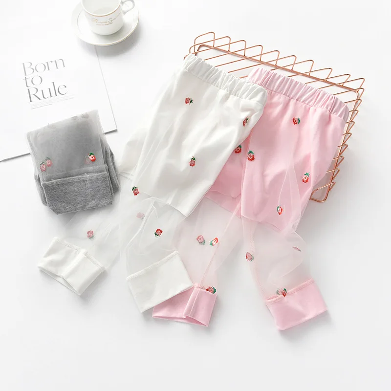 Для девочек противомоскитные штаны детская одежда 2019 Новинка Одежда для