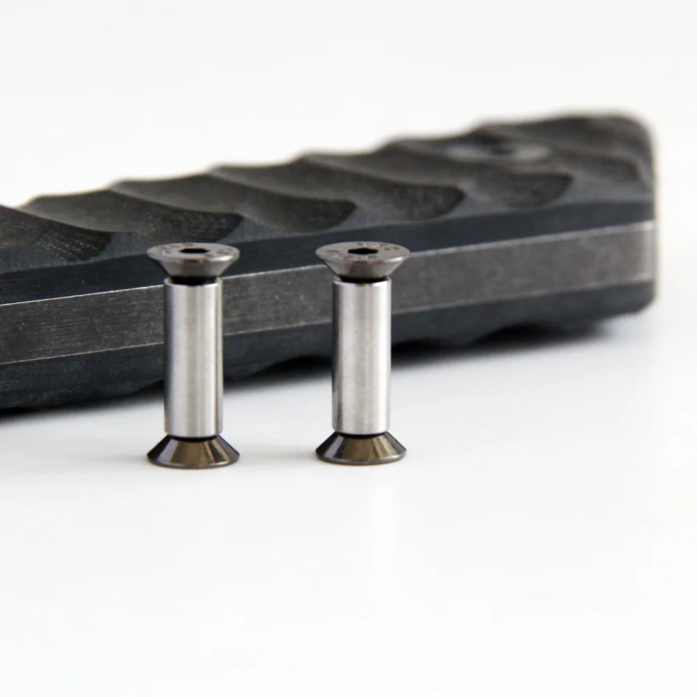 2 шт. Ручка ножа болт заклепки весы винты крепеж гайка сделай сам материал для