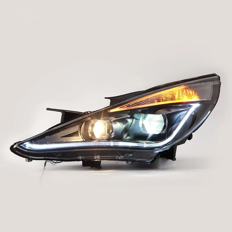 Автомобильная фара для Hyundai Sonata фары 2011 2014 двухлучевой Bi xenon объектив проектор