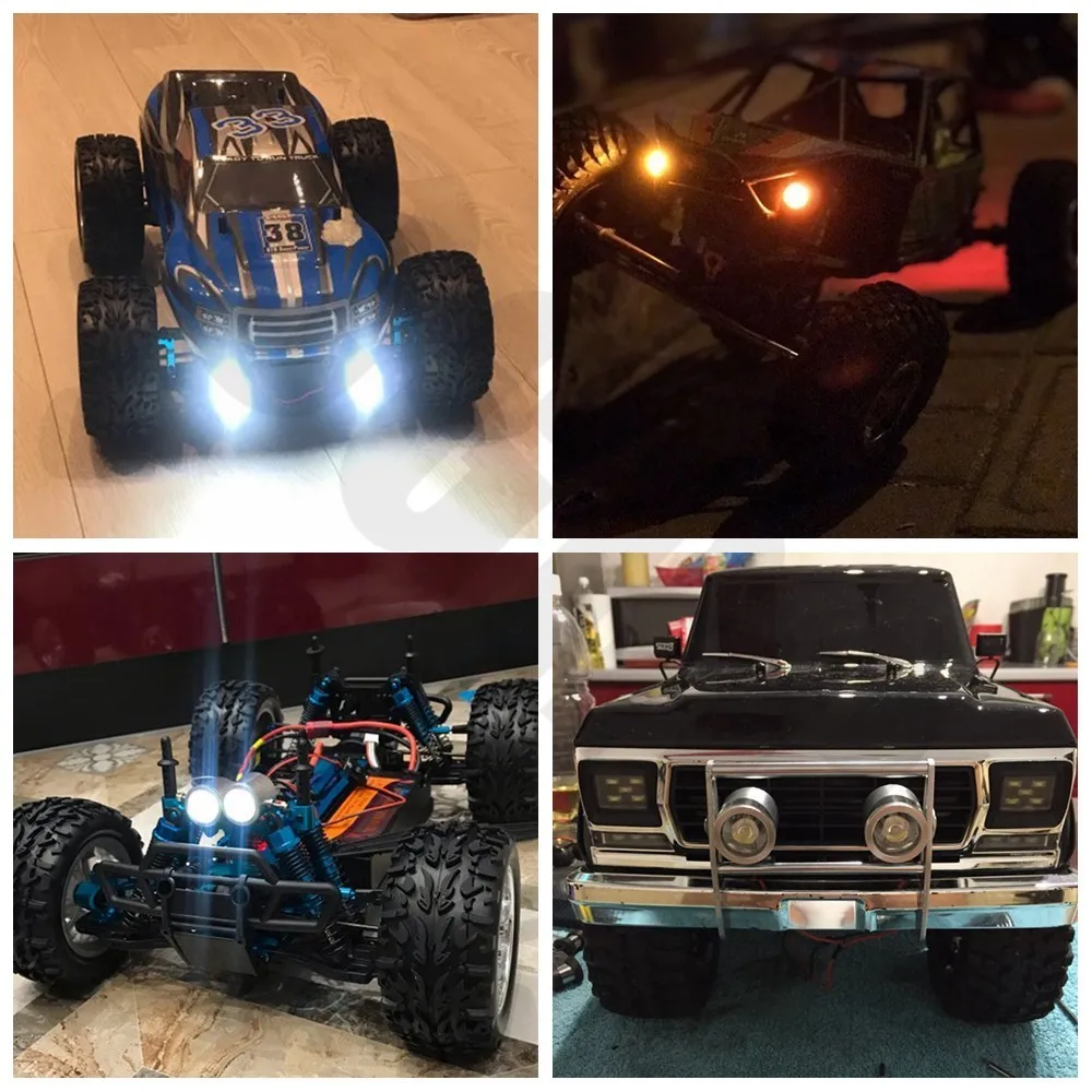 Высокий светильник Светодиодный точечный купольный для 1/5 1/8 1/10 RC автомобиля
