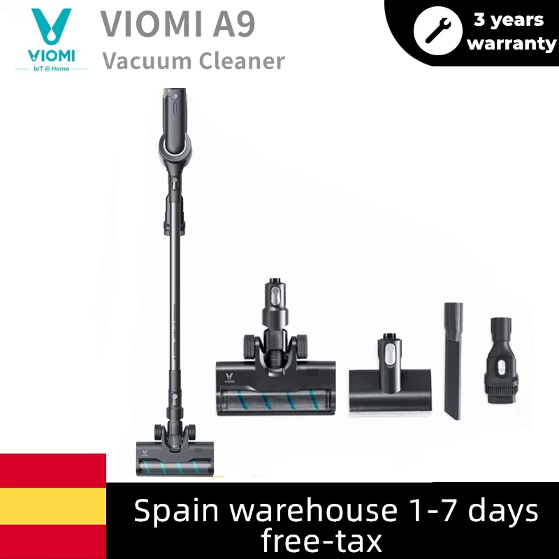 

*EU Stock* VIOMI A9 Handheld Cordless Vacuum Cleaner One button on/off Replaceable battery design 23000pa suction