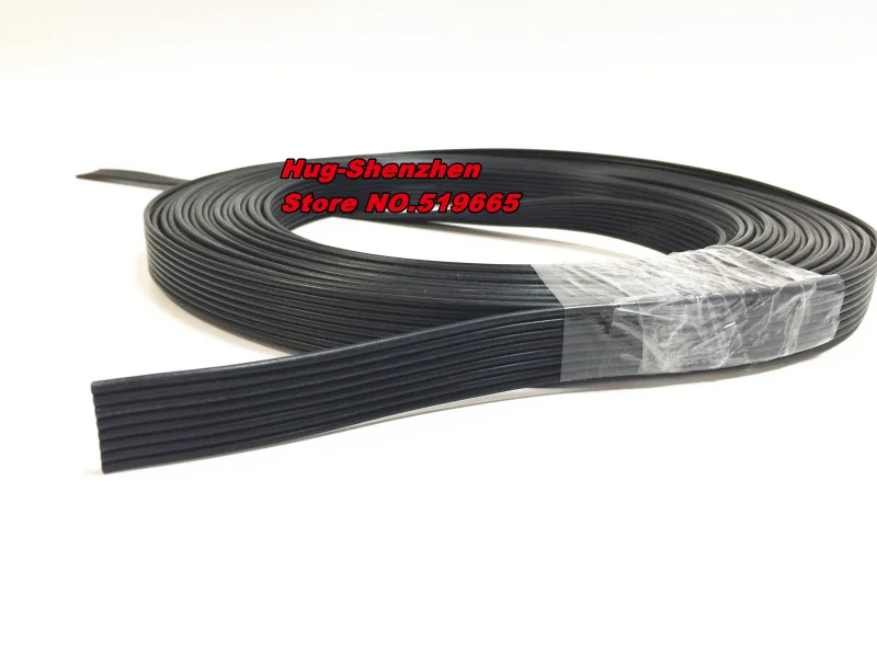 8pin черный 1007 18AWG ленточный кабель для светодиодного пиксельного модуля