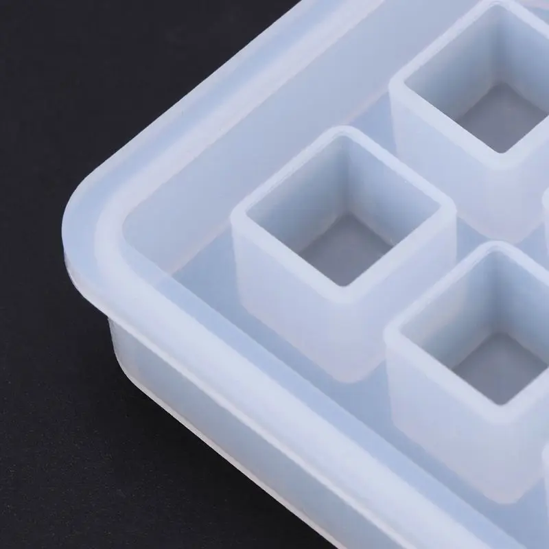 

Silicone Mold 12mm 3D Cube DIY Desk Decoration Jewelry Making Pendant Tools Handmade Gifts Crafts Epoxy Resin Molds 203B