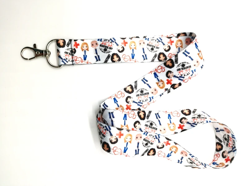 Новинка продажа в розницу по 1 штуке врач-медсестра брелок для ключей шейный