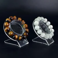 clear jewelry bracelet display holder bangle organizer rack acrylic bracelet display collar stand holder