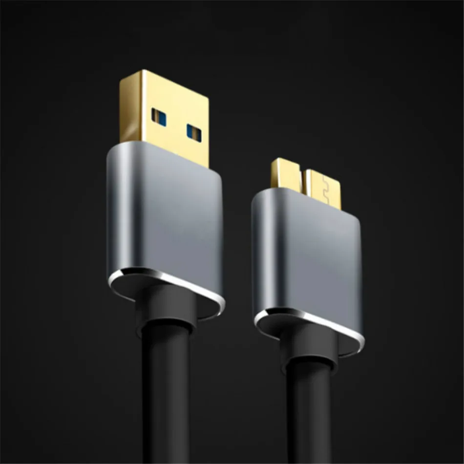 0 4 m USB 3 к Micro B Мужской кабель для передачи данных адаптера внешней вспышки SSD HDD