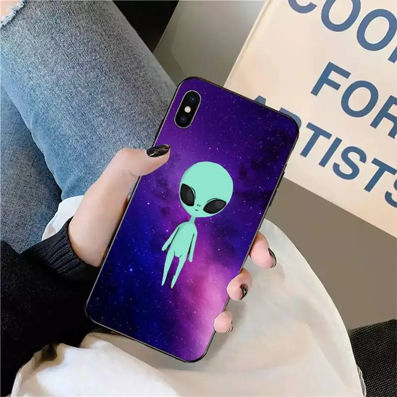 

Space star alien Phone Case for iPhone 11 12 pro XS MAX 8 7 6 6S Plus X 5S SE 2020 XR mini