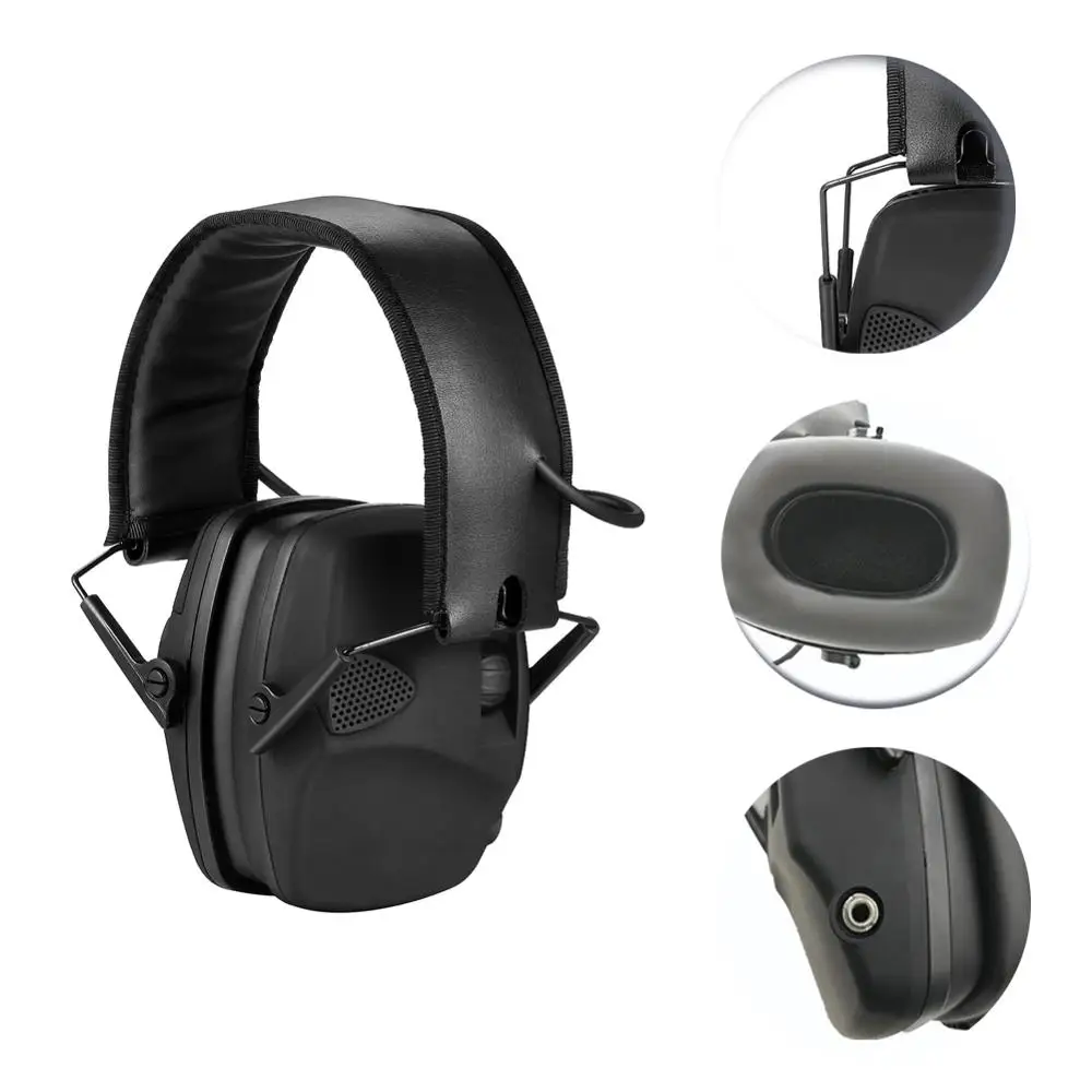Shooting Earmuff Tactical Anti-noise Headphones Soft Sponge For Hunting Sport Canceling Electronic Earmuffs Ear Protection | Безопасность