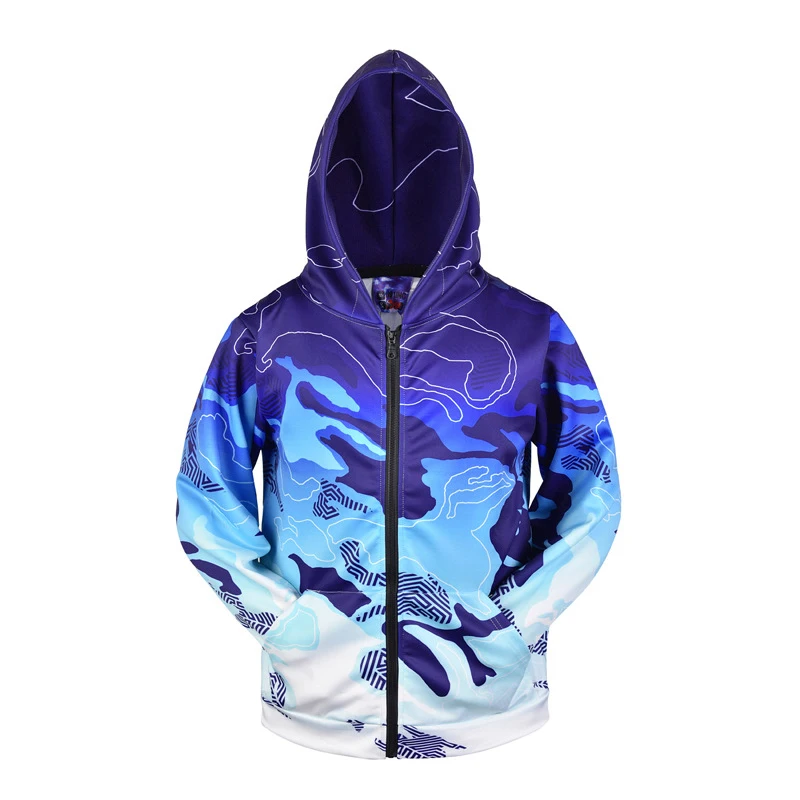 Осенне зимняя куртка на молнии с 3D принтом толстовка капюшоном уличная одежда