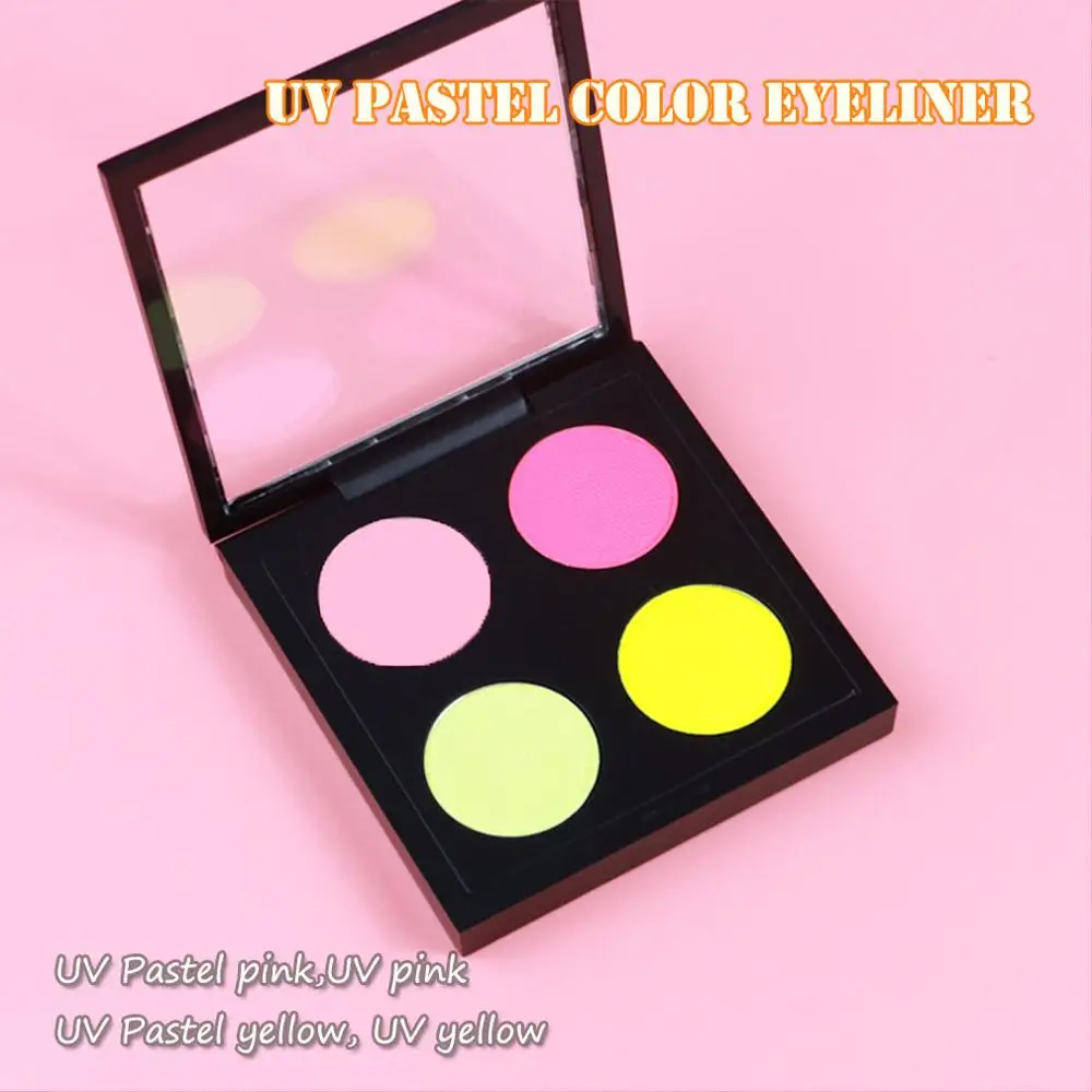 Pastel Face Painting Makeup Kit Easy to remove Water Activated Eyeliner Eyeshadow 4 colors |