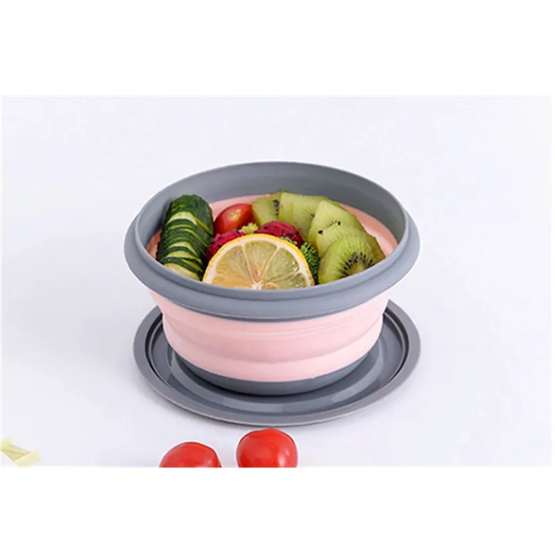 3 шт. Складная миска для походов на открытом воздухе наборы посуды Силиконовый