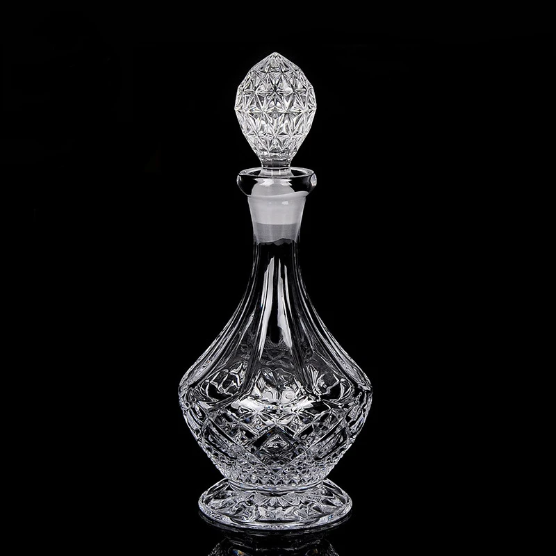 

Classical fashion simple lead-free Crystal glass whiskey decanter for Liquor Scotch Bourbon 210313-08