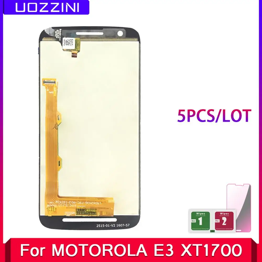 5 шт. Новые ЖК-дисплеи для Motorola Moto E3 XT1700 XT1706 ЖК-дисплей с сенсорным экраном