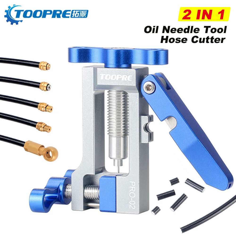 NEW 2 in 1 Bicycle Needle Driver Hydraulic Hose Cutter MTB Bike Disc Brake Connector Insert install Tool Fit BH59/90/AVID/Banjo | Спорт и