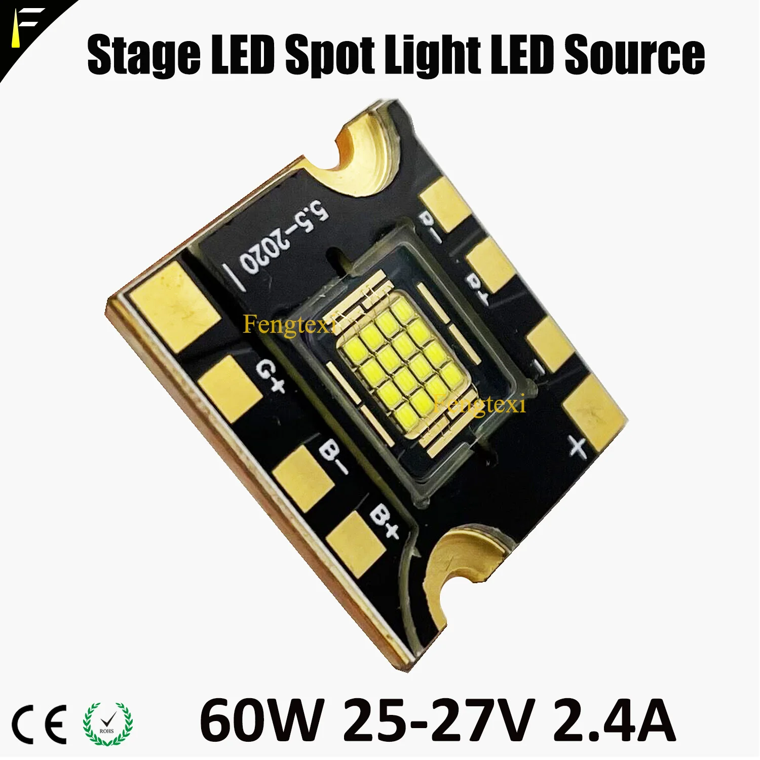 

Быстрая доставка Disco Gobo Pattern Light Светодиодные чипы 60 Вт для сценической встряхивания головы 60 Вт Светодиодные аксессуары для точечного освещения Светодиодный эффект