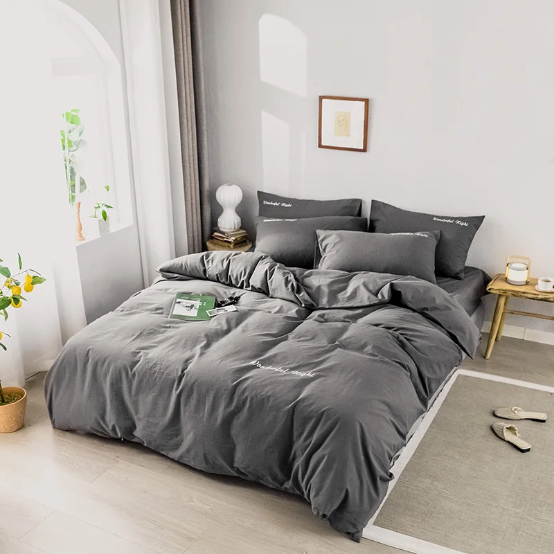 Alanna Модный комплект постельного белья из чистого хлопка а/б двусторонний узор