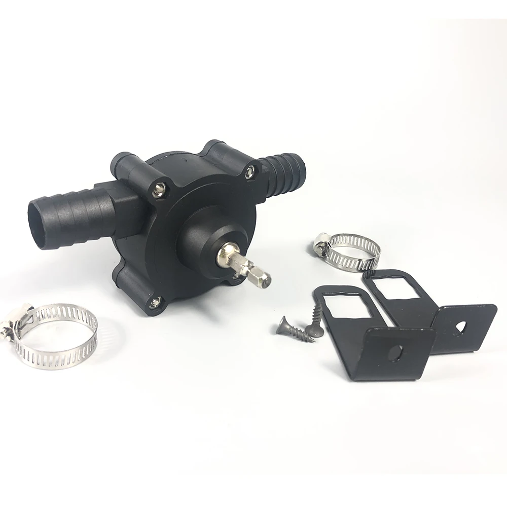 Портативный самовсасывающий насос для перекачки воды и масла электрическая