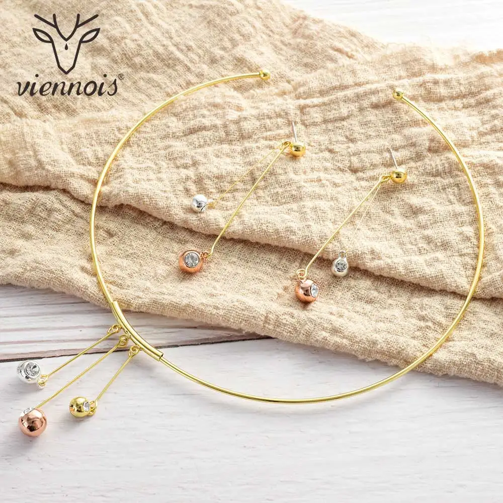 Новинка от Viennois набор украшений для женщин с геометрическим рисунком дизайном