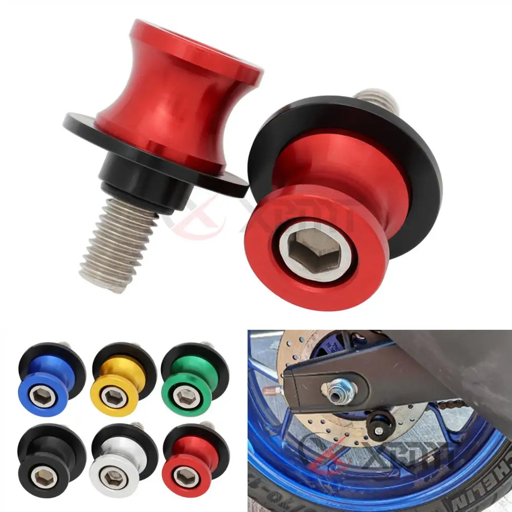 

M10 Motorcycle Swingarm Spools Slider Stand Screws For Kawasaki Ninja ZX7R ZX9R ZX12R ZX14R Z750 Z1000 Z1000SX ZZR1200 ZZR1400