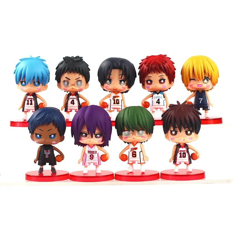 7 см 9 шт./лот баскетбольные фигурки Kuroko's Kuroko no Basuke Q Ver. Мини модель куклы аниме