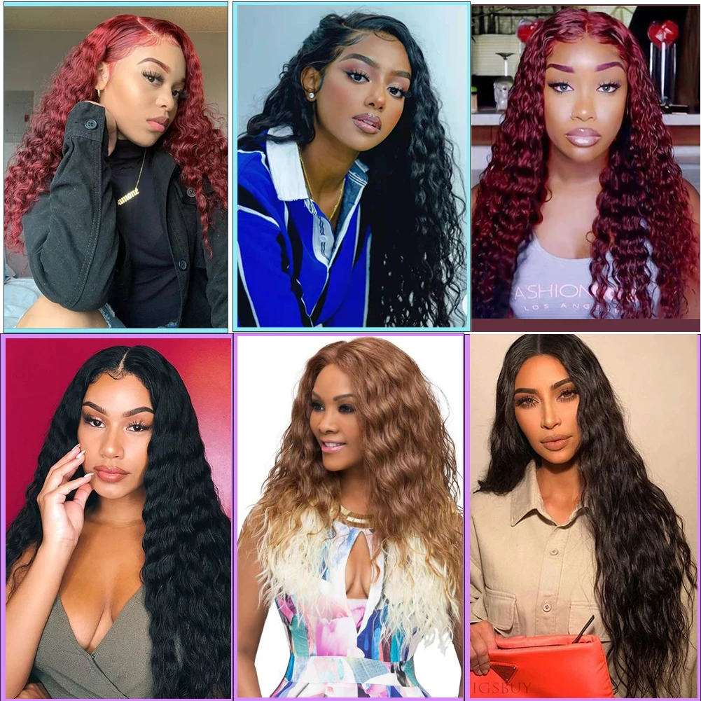 Belle Show 30 Inch Long Deepr Wave Crochet Hair Water Braids Twist Wavy Ombre Brown Blonde Extensions |