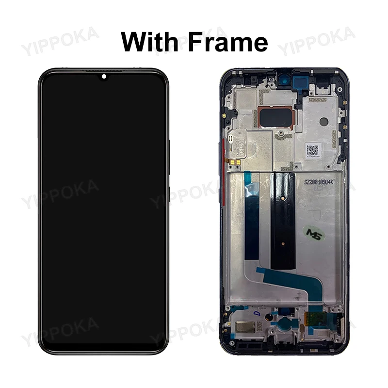 Pantalla t&aacute;ctil LCD Original de 6,57 pulgadas para Xiaomi Mi 10 Lite, digitalizador de pantalla para Xiaomi 10 Lite 5G M2002J9G, piezas de repuesto-4