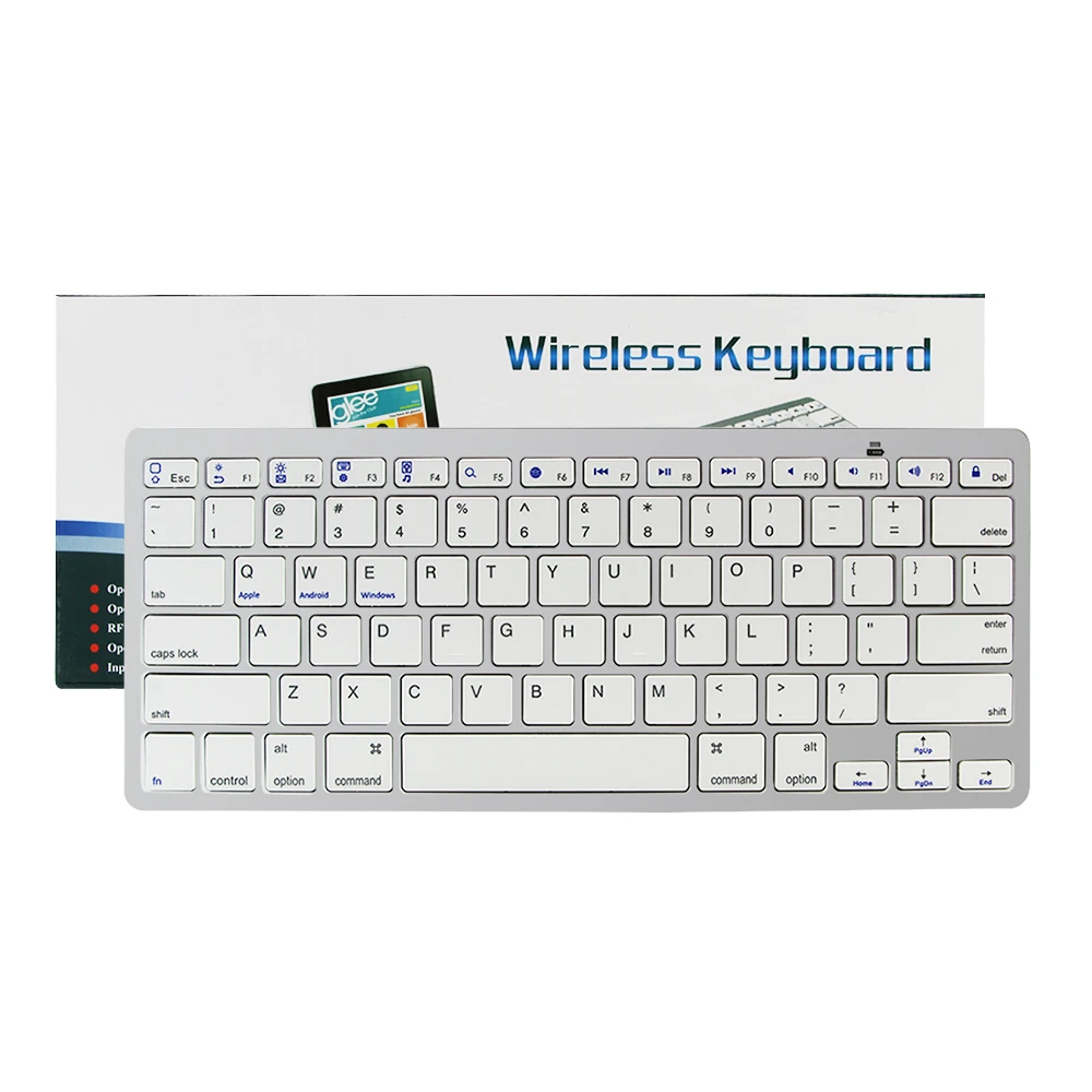 Беспроводная клавиатура Bluetooth 3 0 ультратонкая сенсорная панель 78 клавиш