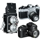 Детские Блоки Модель камеры Ретро Коллекционирование игрушки SLR кирпичи имитация камеры строительные блоки для детей подарок мини кубики MOC