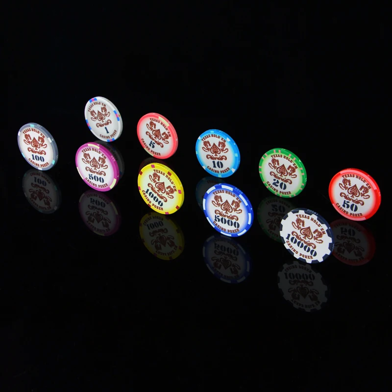 10 шт. новейшие высококлассные точечные 3 9 см керамические чипы Техасского