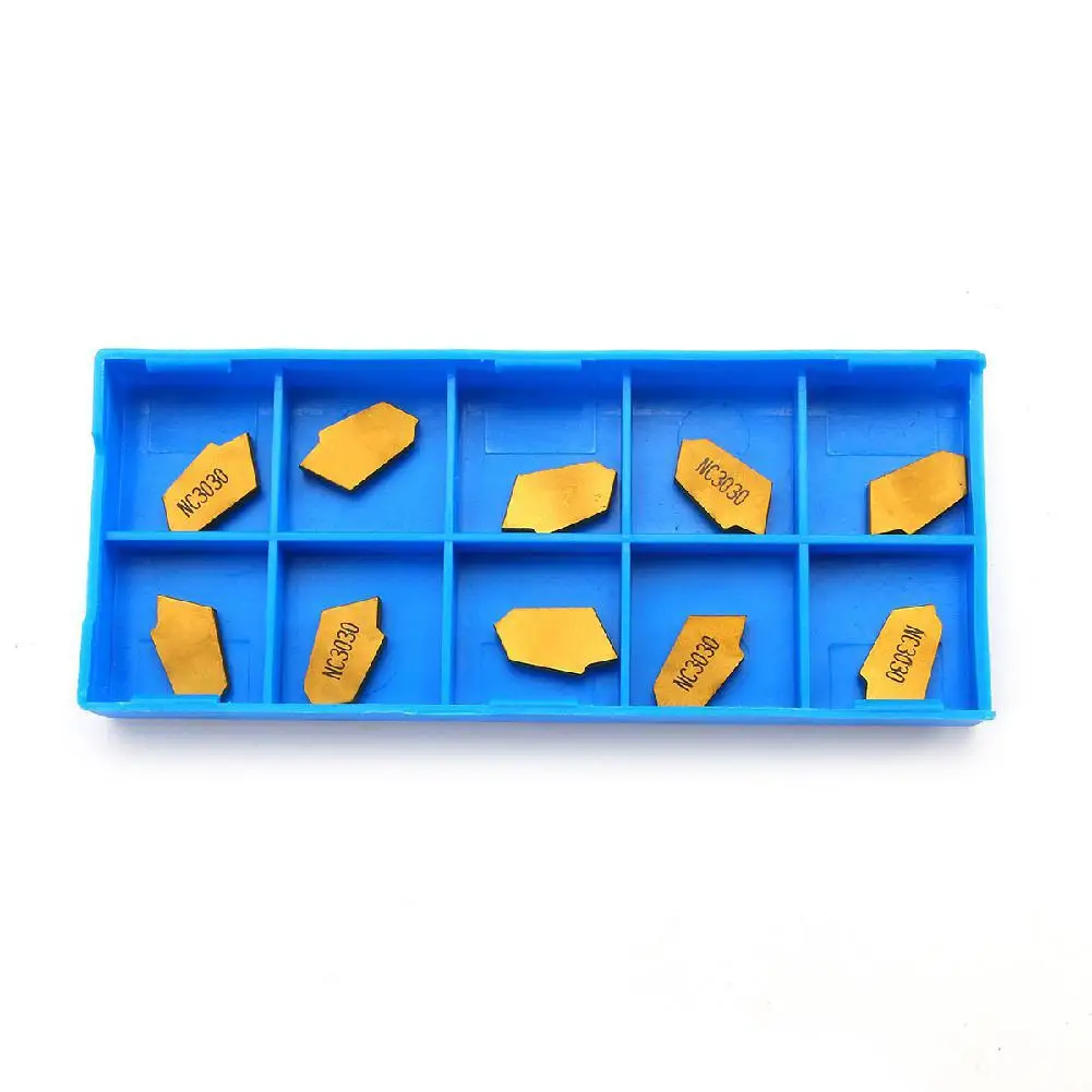 

10pcs 3mm GTN3 CNC Parting Off Tips Carbide Inserts NC3030 Cutting Turning Tool