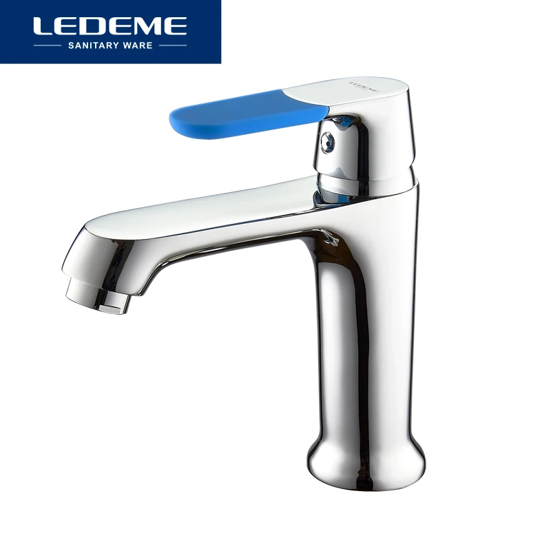 LEDEME Faucet L1053 Смеситель для умывальника Латунь Цвет: Хром|Смесители бассейна| |