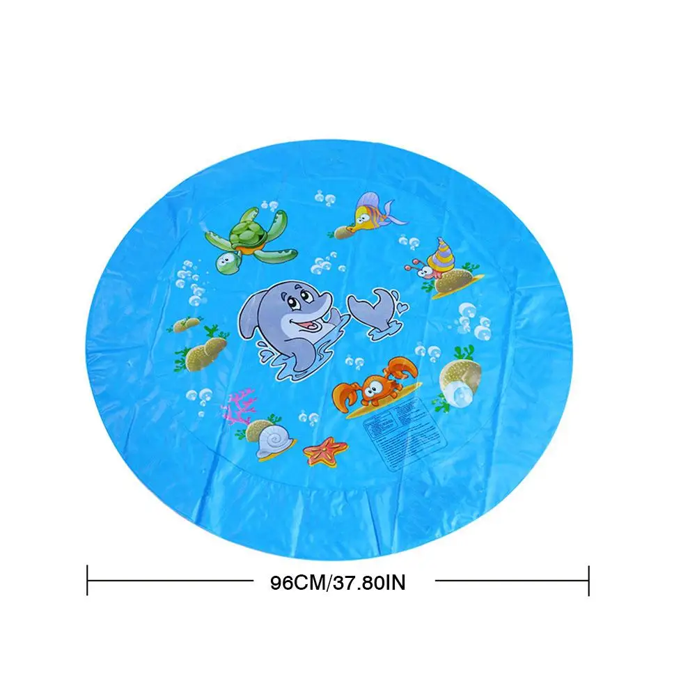 

Splash Sprinkler Pad Children Water Sprinkler Pad Thickened Wading Pool Splash Play Mat For Dogs Kids Summer Outdoor Water Toy