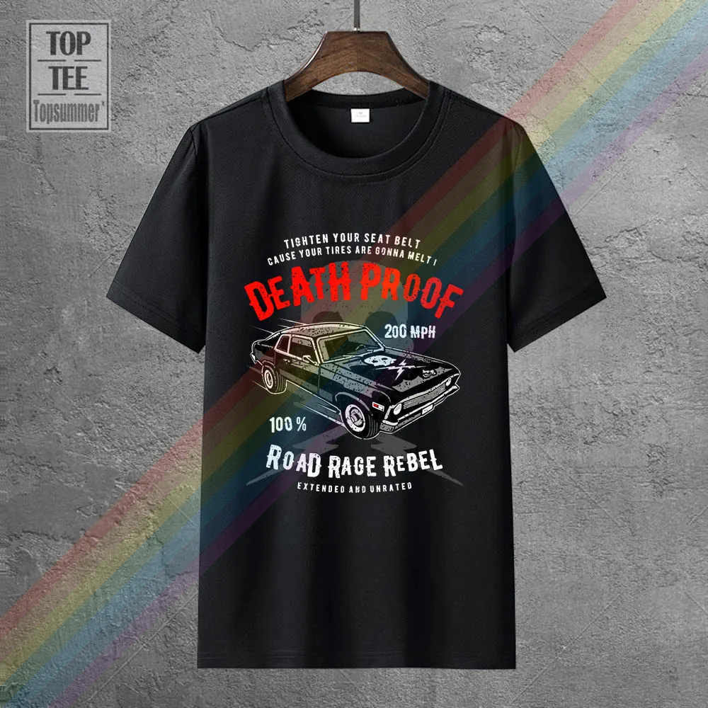 

Printing On T Shirts O-Neck Death 200 Mph Proof Short Sleeve Tall T Shirt For Men