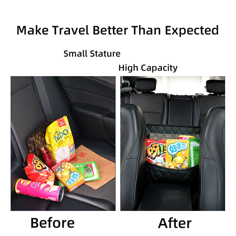 Hippcron сумка для хранения автомобиля заднего сиденья висит сетки карман