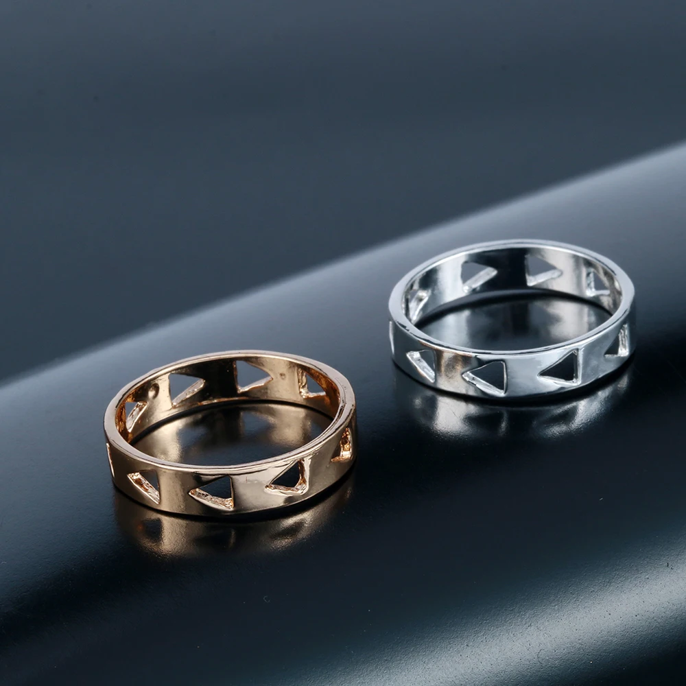 Мужское кольцо Kinitial в стиле бохо узкие треугольные украшения корейская мода