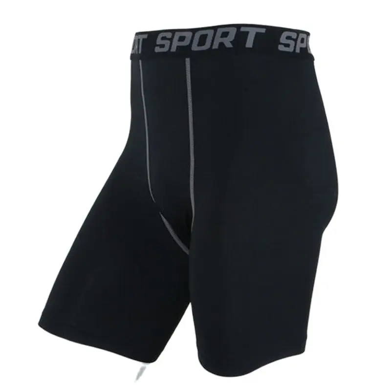 

Sports fitness pants men's basketball sweat-absorbent quick-drying high elastic tight running training shorts men's fitness pant