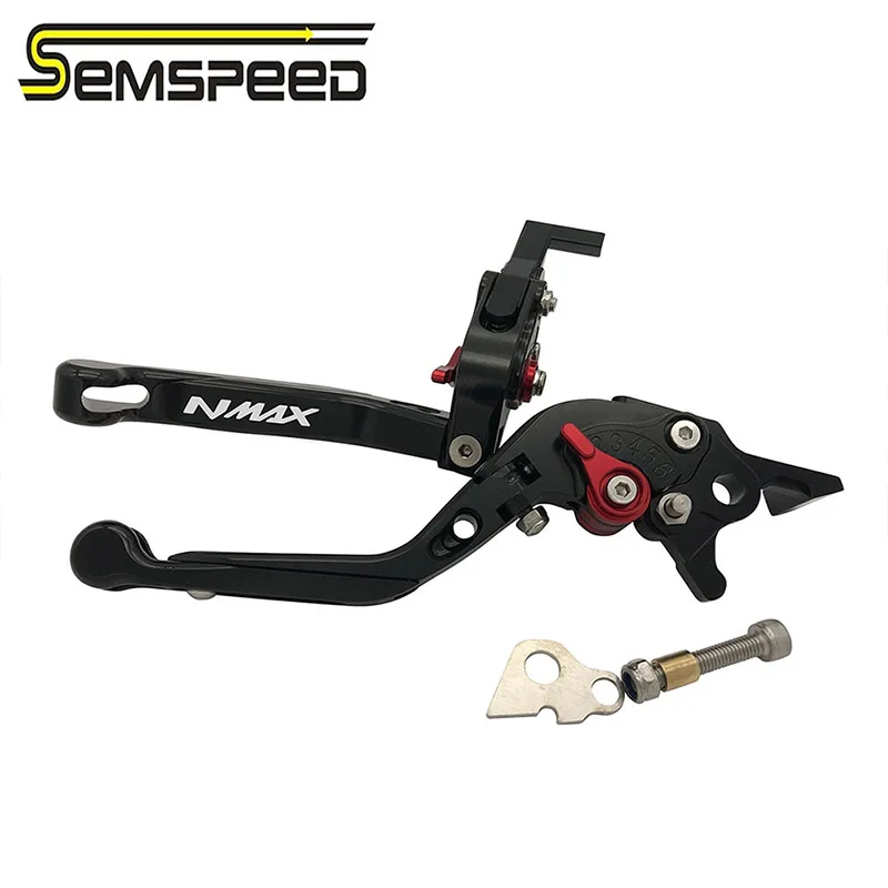 Складные выдвижной рычаги сцепления тормоза с логотипом NMAX для Yamaha N MAX 155 150 125 2015