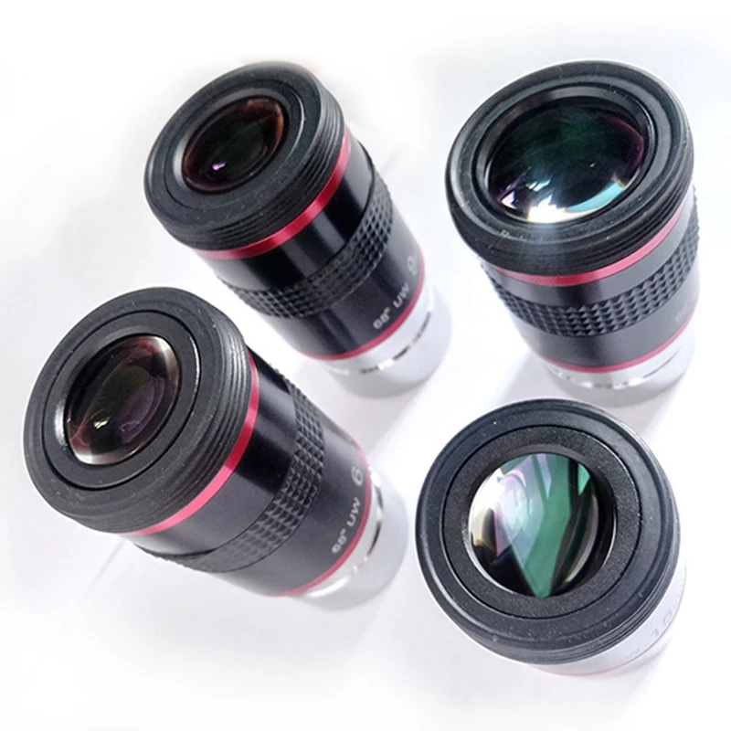 4 шт./компл. окуляр комплект 1 25 дюйма 68 градусов ультра Широкий Формат 6/9/15/20 мм для