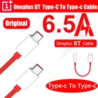 Оригинальный зарядный кабель для Oneplus 8T Warp Charge Type C, 6,5a Быстрая зарядка OnePlus 9pro 8 7 Pro 7t 6t 6 5t 5 3t 3 Зарядка для приборной панели