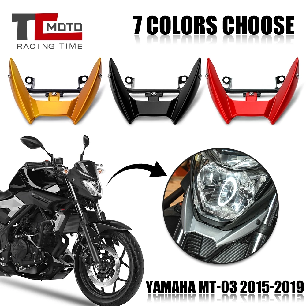 free shipping For Yamaha MT 03 MT03 2015-2020 2016 2019 Front Headlight Bracket Fairing Upper Cowl Stay Holder Accessories | Автомобили и