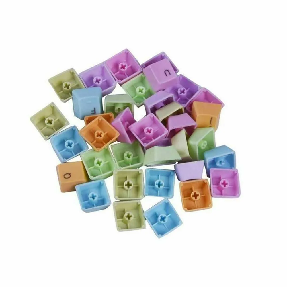 37 key красочные Office с подсветкой клавиши комплект PBT коммутаторы Gaming Keyboard