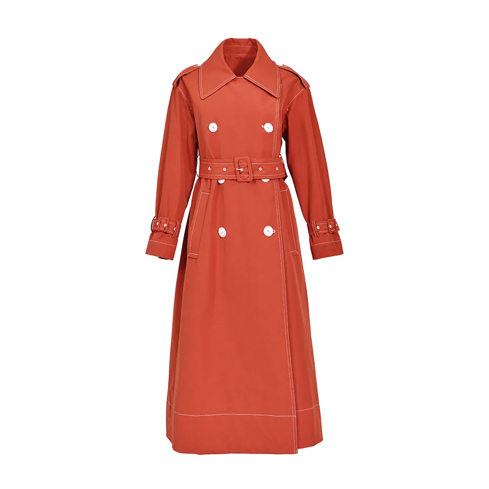 Ранняя осень новинка Su Ming Yu стиль знаменитостей свободный средней длины