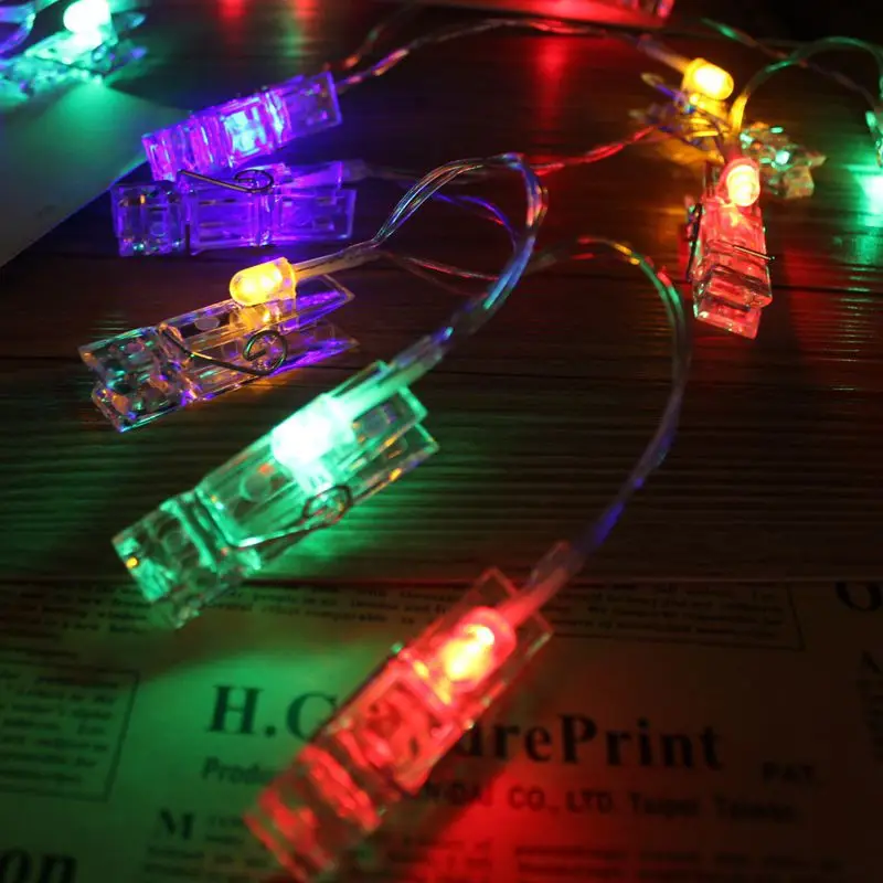 1 5 м/3 м/6 м зажим светодиодный светильник жало Батарея/USB Мощность | Лампы и