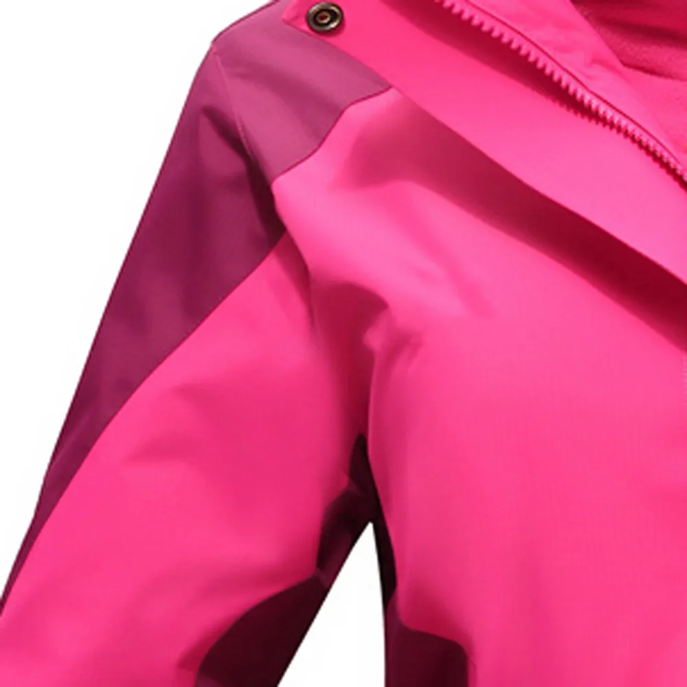 Женская флисовая куртка из двух предметов спортивная для активного отдыха