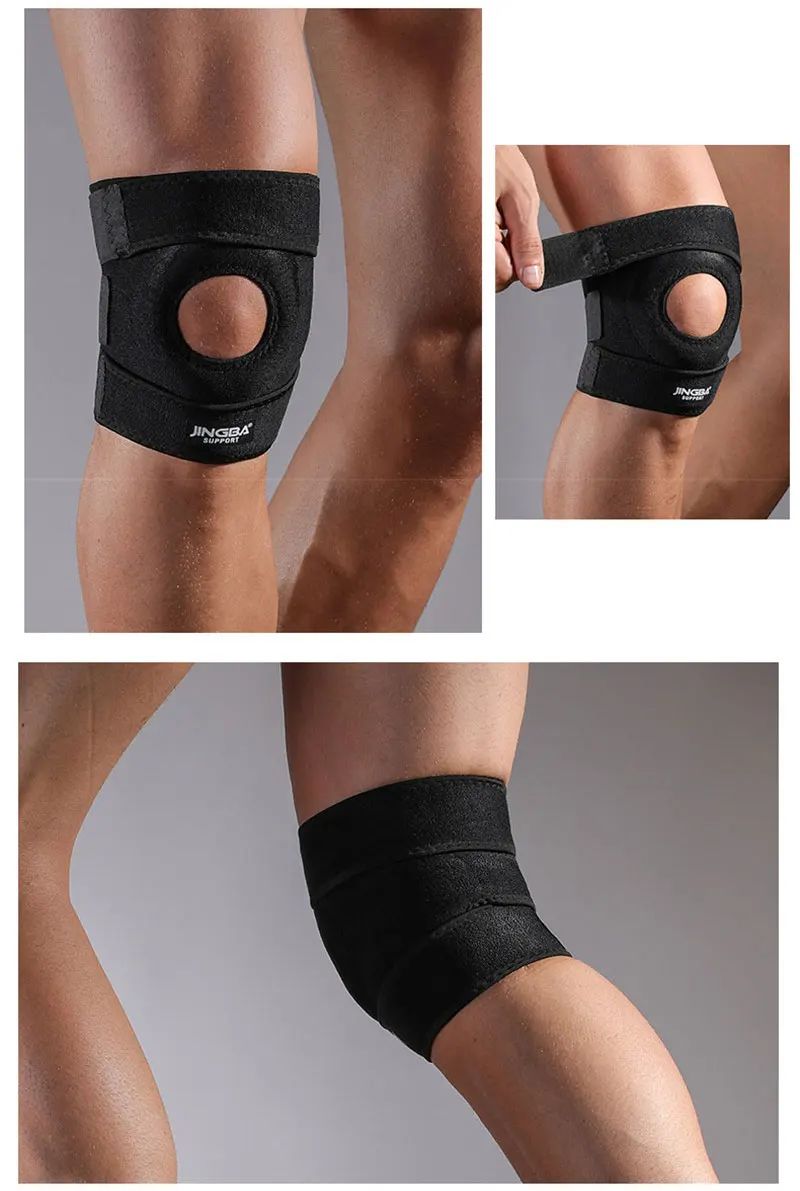 Наколенники компрессионные для фитнеса бега велоспорта 1 шт. | Спорт и